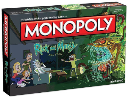 Rick & Morty 8 Gifts for Movie Lovers Rick and Morty Monopoly Board Game