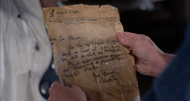 Film Props 26 Gifts for Movie Lovers Back To The Future Written Warning Letter