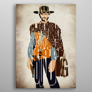 Random 147 Gifts for Movie Lovers The Good, The Bad and The Ugly Metallic Plate