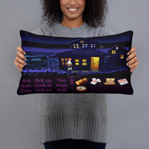 Random 59 Gifts for Movie Lovers Monkey Island Point 'n' Click Pillow