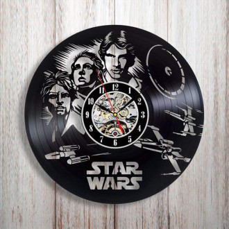 Star Wars 20 Gifts for Movie Lovers Vintage Style Star Wars Vinyl Record Clock