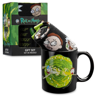 Rick & Morty 2 Gifts for Movie Lovers Rick and Morty Mug and Socks Set