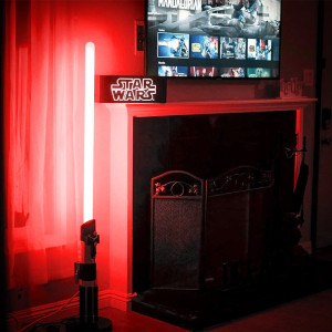 Random 148 Gifts for Movie Lovers Star Wars Lightsaber Floor Standing Light